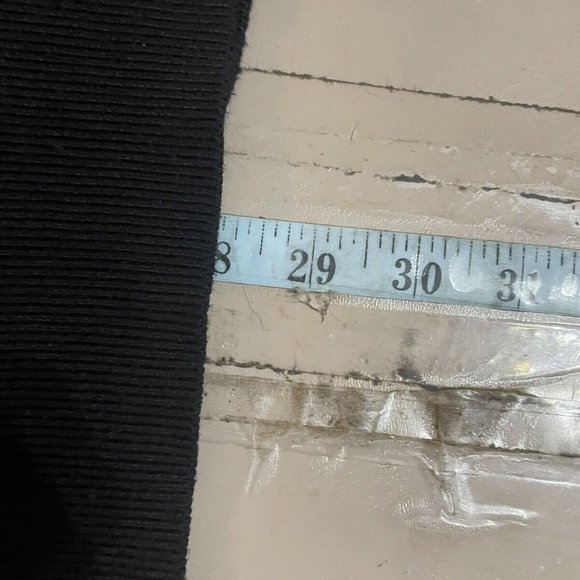 CALVIN KLEIN BLACK/WHITE STRIPE PULL-OVER V-NECK SWEATER MEDIUM-EUC - Picture 5 of 10